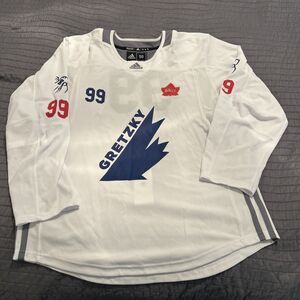 Adidas Wayne Gretzky #99 Hockey Jersey Size 50 Team Canada Wally Tribute Rare